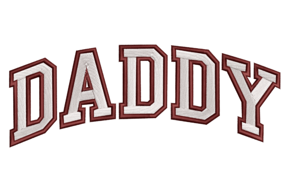 Download Varsity Applique Letters “DADDY” - Daddy Collection