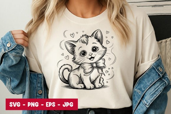 Download Cute Kitten Birthday Celebration SVG PNG - Celebration Collection