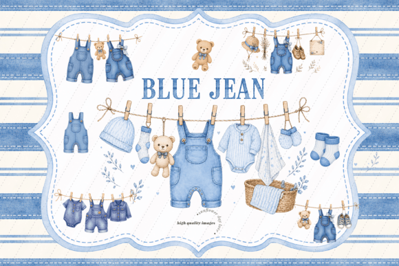 Download Blue Jean Cute Bear Clipart - Cute bear Collection