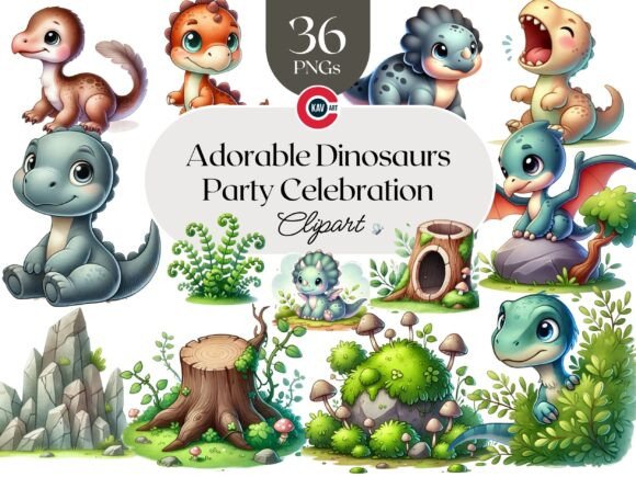 Download Dinosaurs Theme Celebration Graphics - Celebration Collection