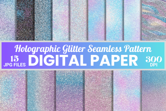 Download Holographic Glitter Seamless Pattern - Holographic glitter Collection
